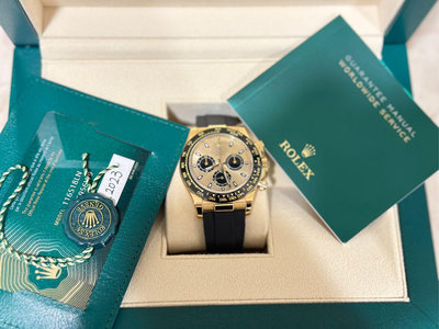 ROLEX 勞力士 Daytona 116518 黃K金 2023年 余文樂