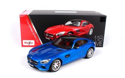 賓士 Benz AMG GT 藍色 FF5538131 1:18 合金車 模型 預購 阿米格Amigo