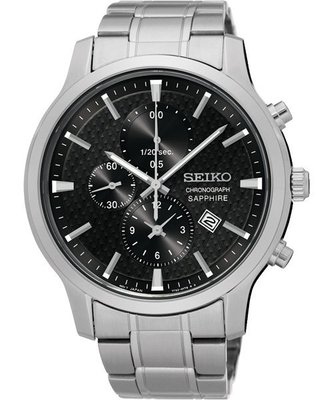 SEIKO 日系經典時尚計時腕錶(SNDG67P1)-黑/42mm7T92-0TT0D