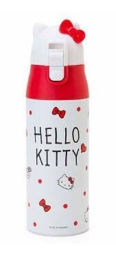 鼎飛臻坊  HELLO KITTY 凱蒂貓 造型 不銹鋼 保溫瓶 保冷 專用 360ml 日本正版