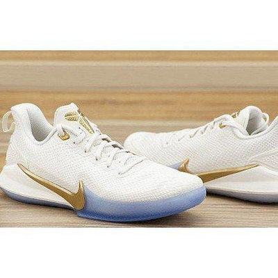 nike 籃球鞋mamba focus ep 米白金冰底低筒男鞋kobe bryant 【pump306