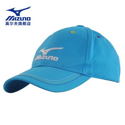 MIZUNO美津濃 高爾夫球帽 兒童夏季有頂帽 青少年運動帽透氣舒適