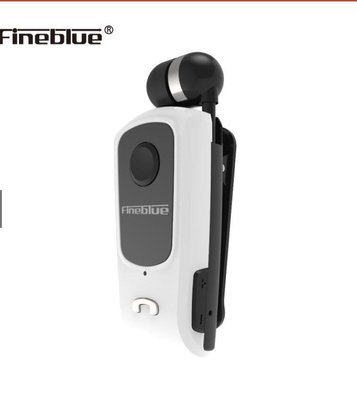 【Fineblue佳藍】F920 有線藍芽耳機 通話 單耳 領夾式商務伸縮耳機 來電震動 安卓蘋果通用耳機