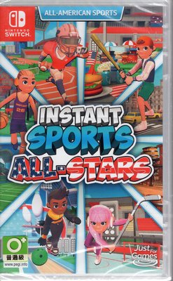 現貨 Switch遊戲 NS 即時運動 全明星 Instant Sports All-Stars 英文版【板橋魔力】