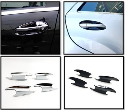 圓夢工廠 Benz 賓士 R W251 R350 R500 R63 2006~2014 烤漆黑 車門把手防刮門碗內襯片