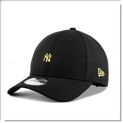 【ANGEL NEW ERA 】MLB 紐約 洋基 NY  黑 金 小 Logo  9FORTY 老帽 棒球帽 日字扣