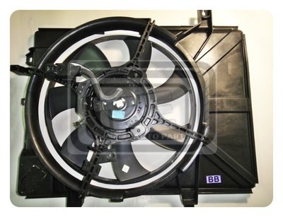【TE汽配通】HYUNDAI 現代 GETZ 04-07年 1.3 水扇總成 冷扇 水箱風扇 冷氣風扇 台製外銷件