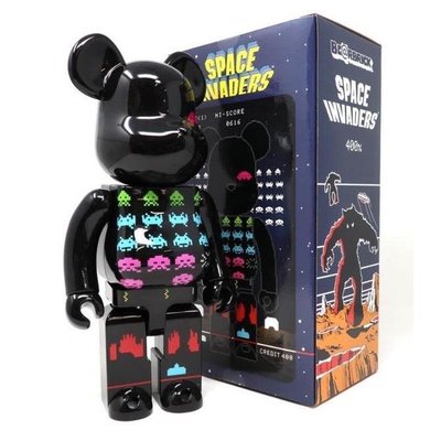 瘋樂模玩》全新現貨BE@RBRICK 太空侵略者SPACE INVADERS 1000％ 庫柏