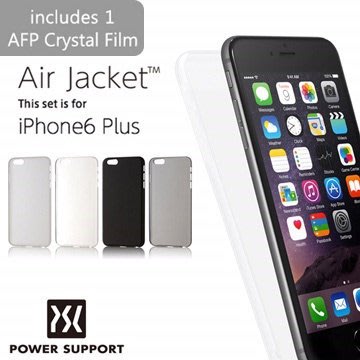 POWER SUPPORT iPhone6 Plus Air Jacket 超薄保護殼 附保護貼.