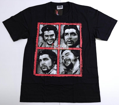 【Mr.17】 古巴英雄切格瓦拉 Che Guevara頭像 進口T-SHIRT 圓領滾筒純棉短袖T恤 (G080)