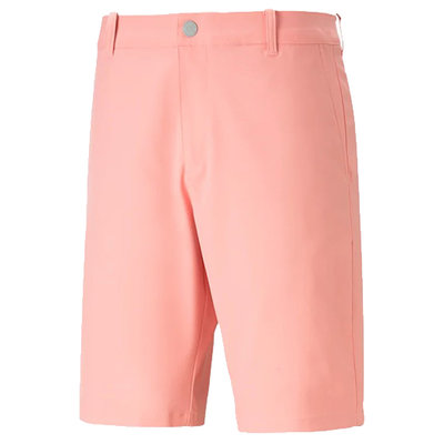 [小鷹小舖] PUMA GOLF 高爾夫短褲 53552214 男仕 簡約的高爾夫短褲 性能貼合 粉紅色 '23 NEW