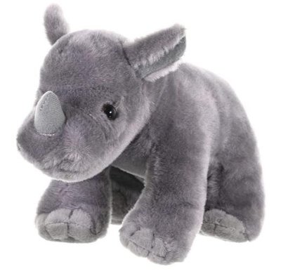 日本進口 好品質 限量品 可愛 柔順 犀牛 動物絨毛絨抱枕玩偶娃娃玩具擺件禮物禮品