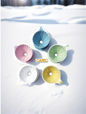 日本原產CAFEC三洋花漾有田燒V60陶瓷濾杯沖花瓣手沖咖啡浸泡杯.