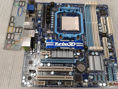 【 創憶電腦 】技嘉 GA-880GM-UD2H DDR3 AM3 主機板 附檔板 直購價 500元