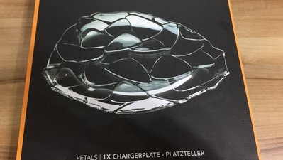 德國品味 Nachtmann  水晶花瓣盤 點心盤 水果盤32cm 900/個 Le Creuset Staub