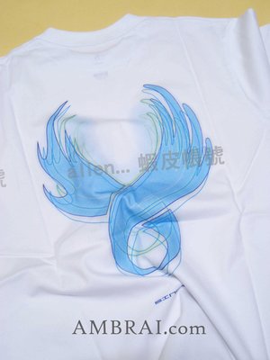 【AMBRAI.com】 REMIX CYBER TEE 幻影 短T 素T T恤 短袖 煙燻 WING LOGO 15Y