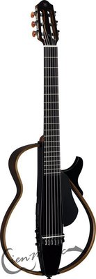 『立恩樂器』免運分期 /台南 YAMAHA 經銷商 / SLG200N 黑色 靜音古典吉他 原廠琴袋 變壓器 加送導線