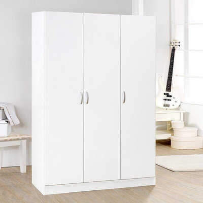 HOPMA白色美背三門衣櫃 衣櫥 臥室收納 大容量置物A3D1