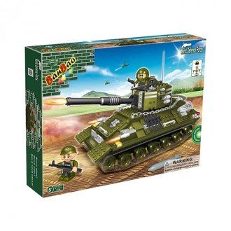 【小瓶子的雜貨小舖】BanBao 邦寶 積木 戰爭系列-T34坦克 8236 (樂高通用) 330片