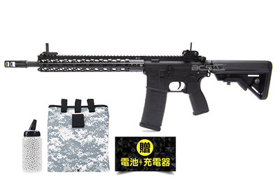【BCS武器空間】RAVEN ORE-HIVE 12吋黑6mm電槍 電動槍送電池 充電器 BB彈 回收袋-RNE001