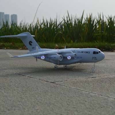 初學者耐摔遙控航模飛機滑翔機C17運輸機飛控自動平衡整機到手飛-雙喜生活館