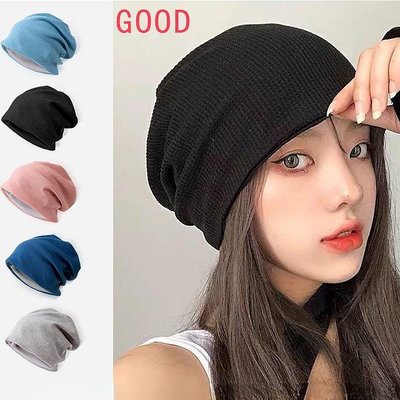2021新款韓版時尚帽子女秋冬戶外保暖針織帽男帽子套頭帽