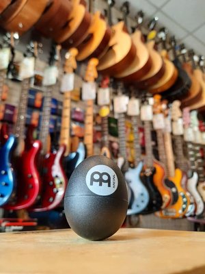 【現代樂器】德國Meinl Egg Shaker 專業蛋沙鈴 黑色款 不插電表演的好選擇