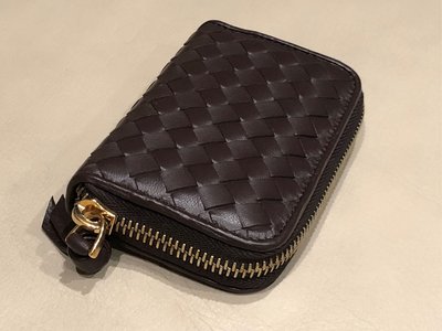 [熊熊之家]全新正品[BOTTEGA VENETA]基本款牛皮款 信用卡夾 短夾 拉鍊 證照夾 特價