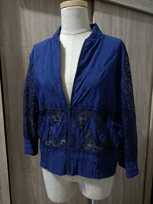 專櫃名牌ANNA SUI安娜蘇深海藍色6分袖外套 罩衫