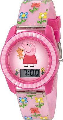 預購 美國帶回 粉紅佩佩豬 Peppa Pig 豬小妹 石英機芯 超可愛兒童手錶 石英錶 電子錶