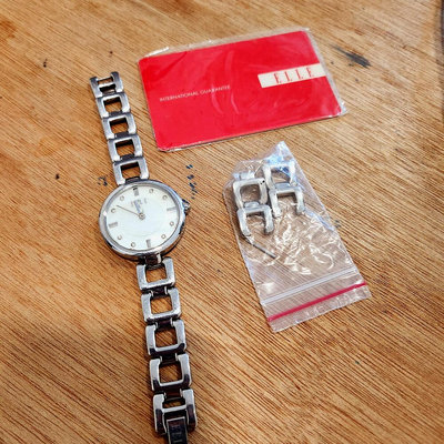 ELLE 女士手錶 大錶盤圓形手錶 電池更換永久免費 - 4831