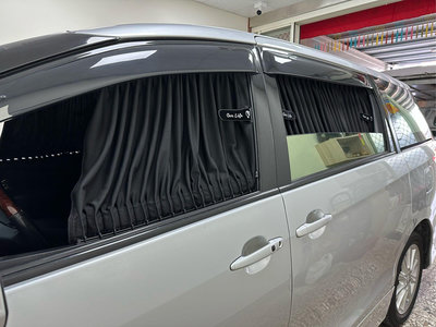 南投草屯（豐華汽車大樓隔熱紙） 豐田PREVIA 車身Car Life T800+Car Life專用窗簾
