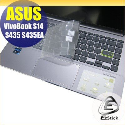 【Ezstick】ASUS S435 S435EA 奈米銀抗菌TPU 鍵盤保護膜 鍵盤膜