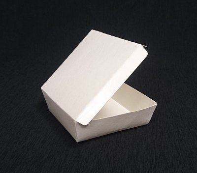含稅 600個/箱【全白 一體大 紙便當盒】白色餐盒 紙餐盒 紙便當盒 義大利麵盒 便當 紙便當 黃