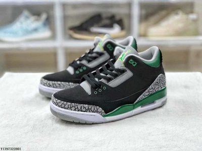 Air Jordan 3 Pine Green 爆裂紋 黑綠 男款 CT8532-030運動鞋