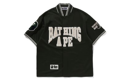 BAPE BASEBALL JERSEY S/S SHIRT 棒球衫1J80-132-051。太陽選物社