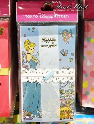 Ariel's Wish-東京迪士尼婚禮小物仙度瑞拉立體玻璃鞋結婚禮金袋紅包袋禮物袋過年紅包袋祝壽紅包袋生日紅包-現貨1
