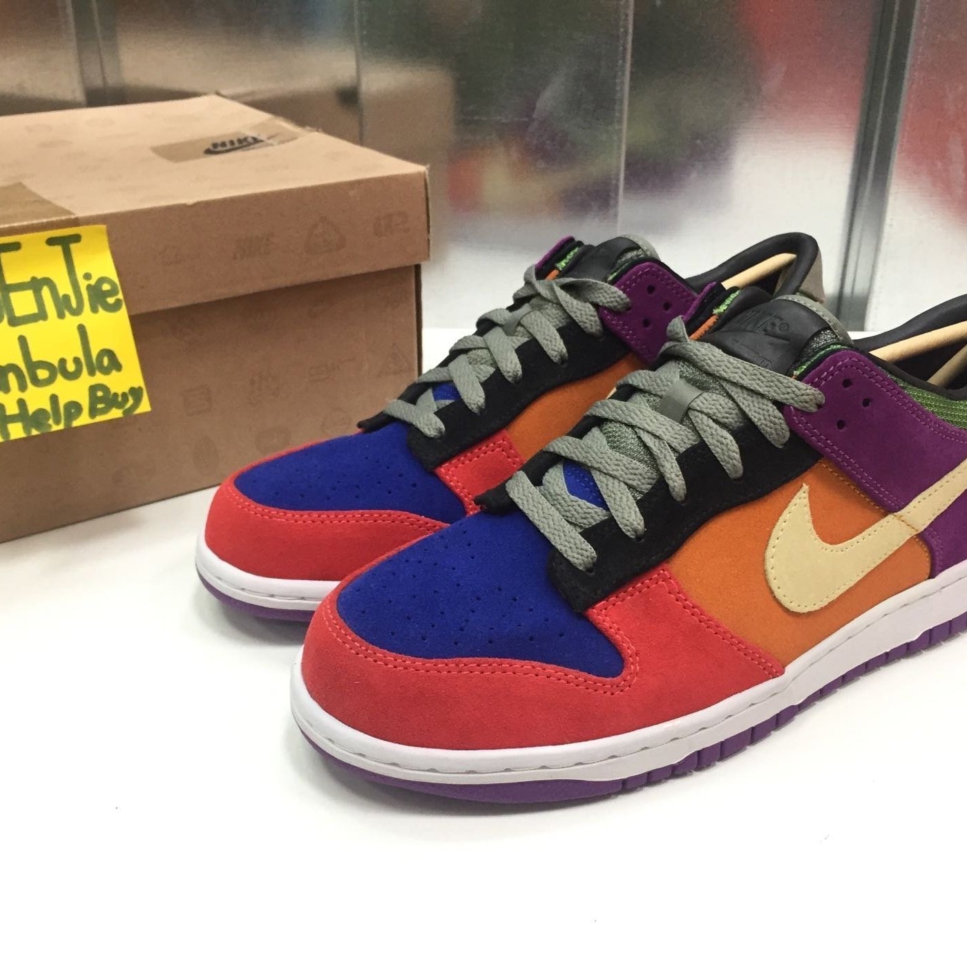 Nike Dunk PRM Low Viotec SP Rainbow Zoom Air 617069-550 彩虹