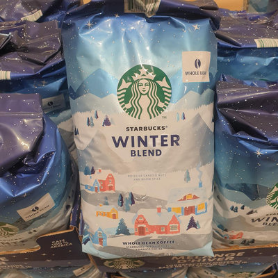 【阿猜本丸】Starbucks 星巴克 冬季季限定咖啡豆 1.13 kg  公斤 Costco 好市多 效期24/4/2
