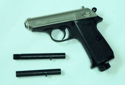 德國日本Walther co2版 PPK/S適用的金屬內槍管，此賣場是在賣一支金屬內槍管。不是整把槍。
