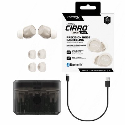 HyperX Cirro Buds Pro 真無線入耳式耳機 複合式降噪 IPX4防水