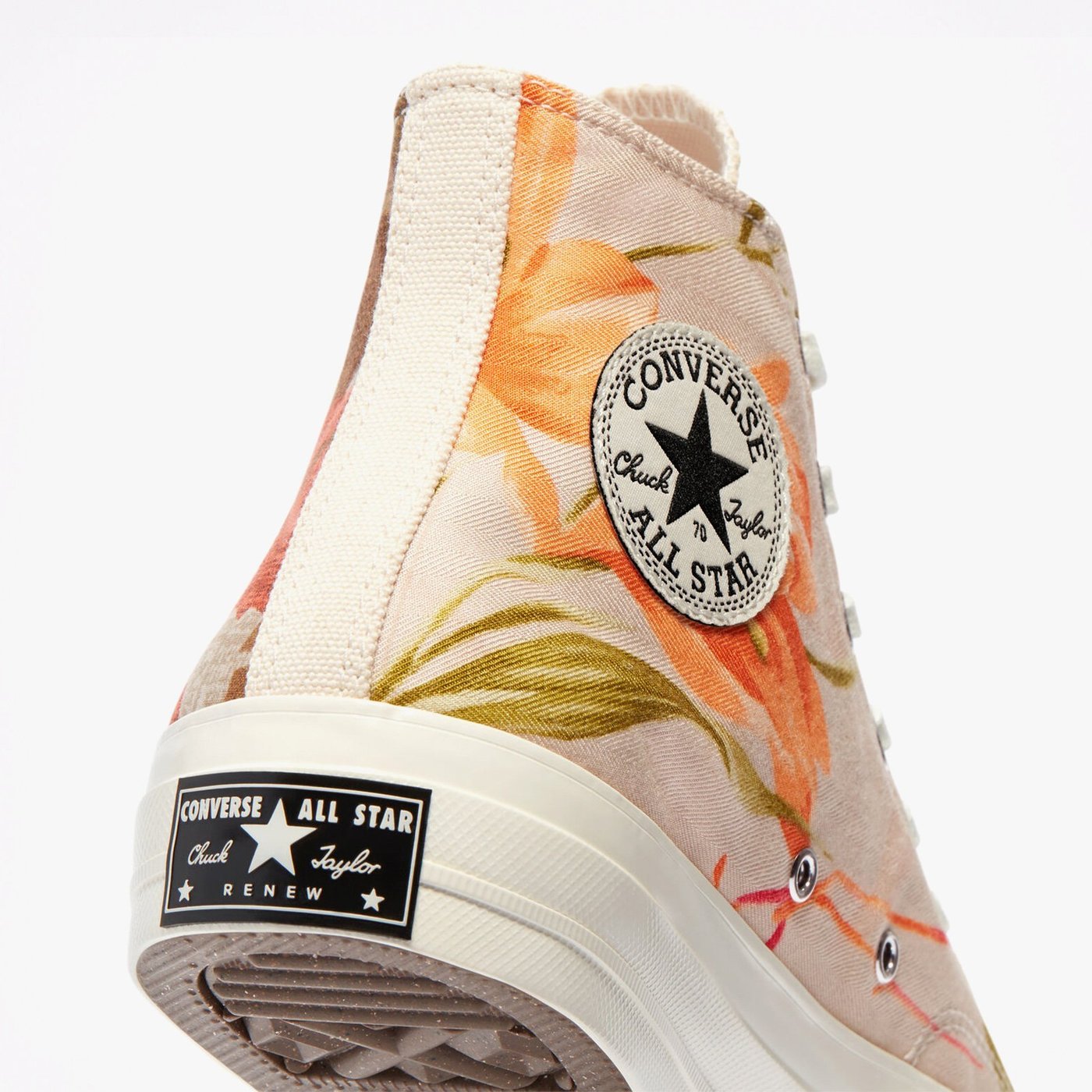 R'代購Converse Chuck Taylor 70 Hi 花卉紅橘黃綠米白花襯衫170667C