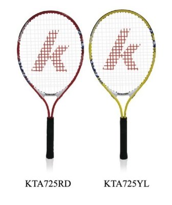 宏海體育 網球拍 KAWASAKI童網拍 KTA725 輕量化鋁合金設計 控球容易 適合小四以上使用 (1支裝)