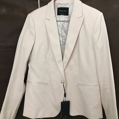 Massimo Dutti 粉紅色 西裝外套/尺寸：42/特價：1990（原價：3950）