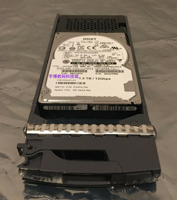 NetApp X342A-R6 SP-342A-R6硬碟 1.2TB 10K SAS 1.2T 2.5 DS224C