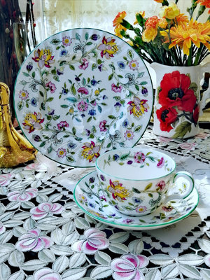 英國十大頂級骨瓷之一明頓Minton紅茶杯碟