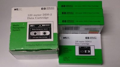 全新HP磁帶 DDS-1/2 Data Cartridge容量4GB，台北面交