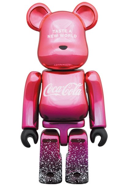 BEETLE BE@RBRICK COCA COLA CREATIONS 可口可樂電鍍粉色100 400