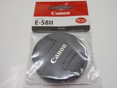 CANON 58 原廠鏡頭蓋 E-58II 58MM 板橋區自取$150 適用 50mmF1.4 18-55mmISII