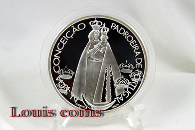 【Louis Coins】F037‧Portugal‧1996葡萄牙‧Patron Saint 350周年紀念銀幣